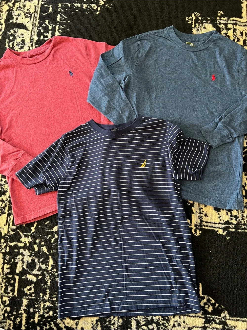 Boys 3 pc Polo Ralph Lauren/Nautica bundle size M (10/12)